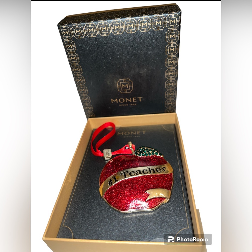 Monet number one teacher #1 Teacher Ornament